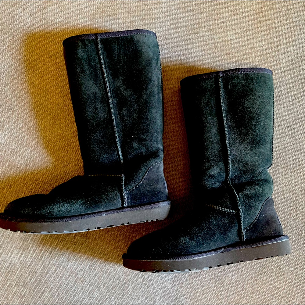 UGG Tall Classic Black Boots